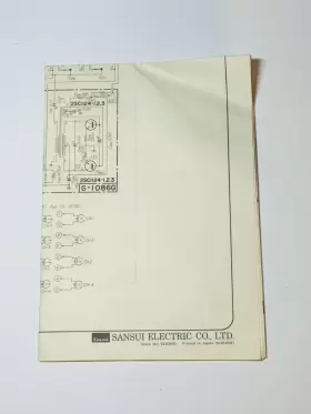 9200050 SANSUI Reel Tape Deck Schematic Document #3