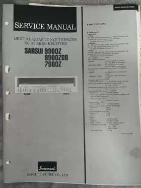 9900Z SANSUI Service Manual