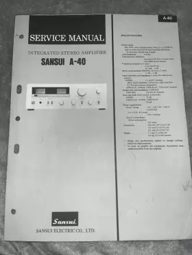 A-15B SANSUI Service Manual
