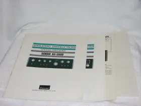 AT-5500 SANSUI Amplifier Tuner Operating Instruction Manuals