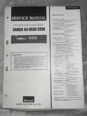 AU-117 SANSUI Service Manual Photocopy