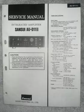 AU-D11 SANSUI Service Manual
