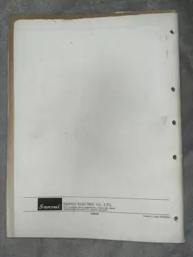 CA-3000 SANSUI Service Manual Preamplifier #3