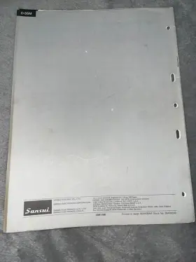 D-990R SANSUI Cassette Deck Service Manual #2