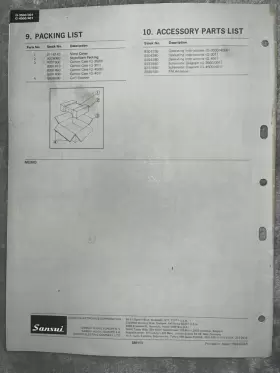 G-3500-301 SANSUI Stereo Service Manual #2