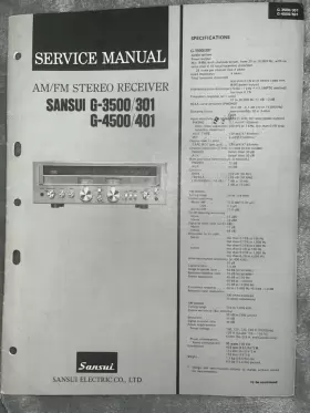 G-3500-301 SANSUI Stereo Service Manual