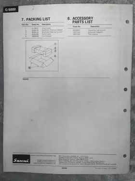 G-8000-801 SANSUI Stereo Service Manual #2