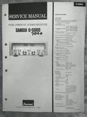 G-8000-801 SANSUI Stereo Service Manual