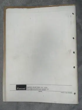 P-D21 SANSUI Turntable Service Manual