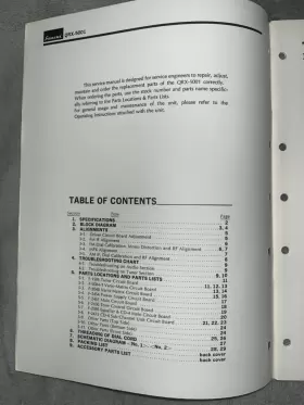 QRX-5001 SANSUI Service Manual #2