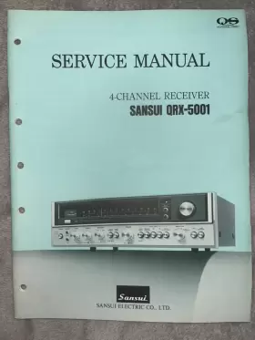 QRX-5001 SANSUI Service Manual