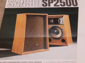 SP-2500 SANSUI Brochure Owners Manual Service #2