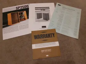 SP-2500 SANSUI Brochure Owners Manual Service