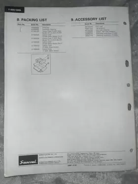 T-500 SANSUI Stereo Tuner Service Manual #2