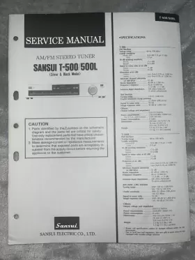T-500 SANSUI Stereo Tuner Service Manual