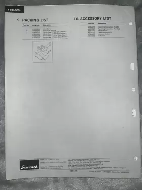 T-505 SANSUI Stereo Tuner Service Manual #2