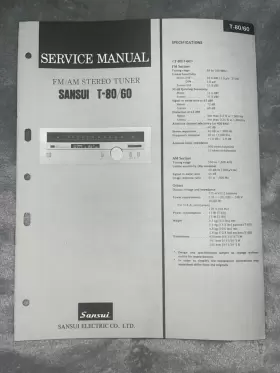 T-80 SANSUI Stereo Tuner Service Manual