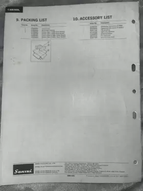 T-909 SANSUI Stereo Tuner Service Manual #2