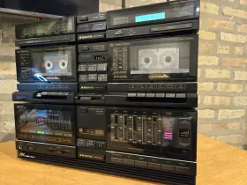 JT-V6 SANYO Stereo Dual Cassette Tuner Receiver Serviced #2