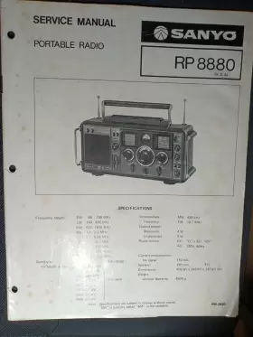 RP-8880 SANYO Service Manual Radio