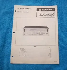 WM-3158 SANYO Stereo Receiver Service Manual