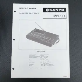 WM-4216 SANYO Cassette Recorder Service Manual
