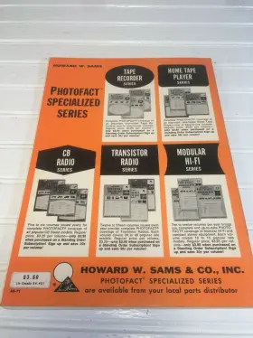 AR-71 SASMS PHOTOFACT Sams Auto Radio Schematics Service Data #3