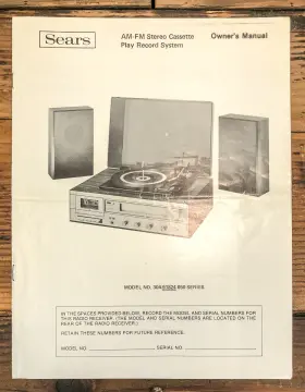 304.91824 SEARS Stereo Owners User Manual