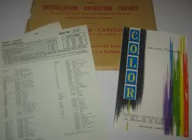 62201 SEARS Roebuck Silvertone Television Manual Schematics