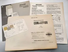 665.1396581 SEARS Kenmore Household Compactor