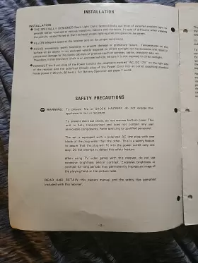 L46-38688-3 SEARS Diagonal Television Radio Owners Manual #2