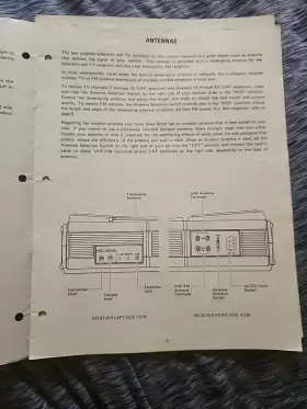 L46-38688-3 SEARS Diagonal Television Radio Owners Manual #3