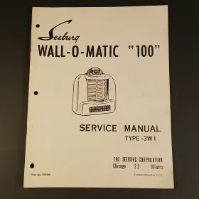 505940 SEEBURG Wall Matic Service Manual