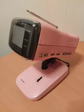 3LS36-P SHARP Pink Countertop Tv