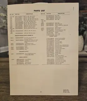 C-1541 SHARP Television Service Data Chassis #2