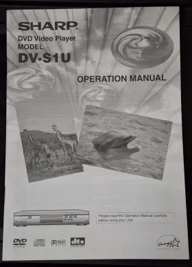 DV-S1U SHARP Dvd Video Player Owners Manual