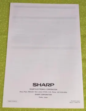 DX-650 SHARP Disc Player Operation Manual #2