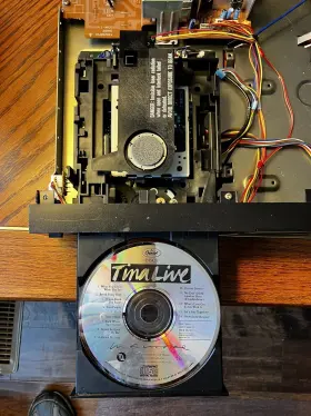 DX-R750 SHARP Cd Player Manual Remote Loads Ejects Spin #3