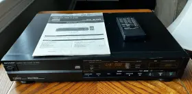 DX-R750 SHARP Cd Player Manual Remote Loads Ejects Spin