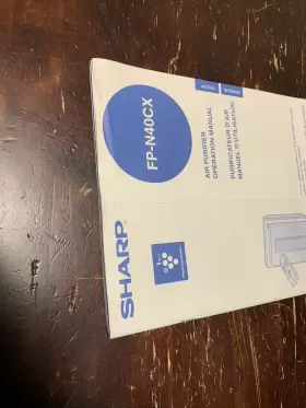 FP-N40CX SHARP Air Purifier English French Manual #3