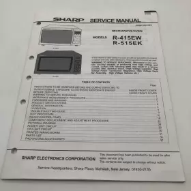 R-415EW SHARP Microwave Service Manual