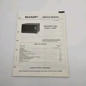 S11M18R5W32 SHARP Service Manual Microwave Oven