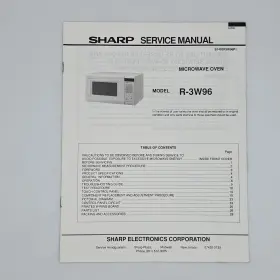 S1402R3W96P SHARP Service Manual Microwave Oven
