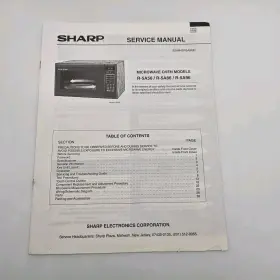 S24M45R5A56E SHARP Service Manual Microwave Oven