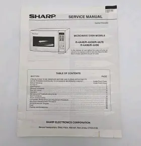 S44M47R4A46E SHARP Service Manual Microwave Oven