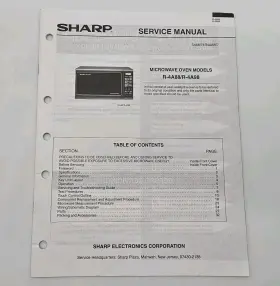 S46M71R4A88E SHARP Service Manual Microwave Oven