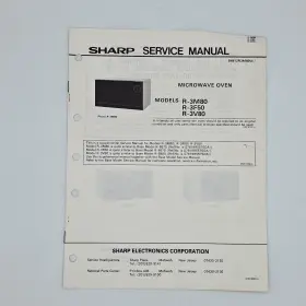 S4812R3M80U SHARP Service Manual Microwave Oven