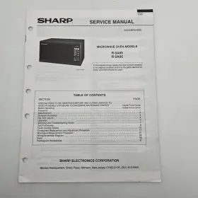 S53M38R5A85E SHARP Service Manual Microwave Oven