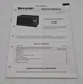 S53M40RA75ES SHARP Service Manual Microwave Oven
