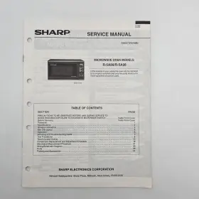 S56M73R5A88E SHARP Service Manual Microwave Oven